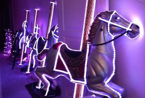 Christmas Carousel Horse LED lights 